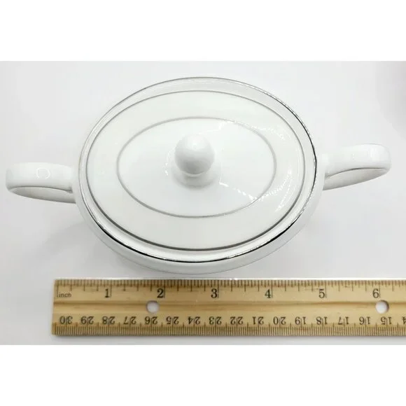 Vera Wang Fine Bone China by Wedgwood LOVE KNOTS Creamer & Sugar Bowl Brand New